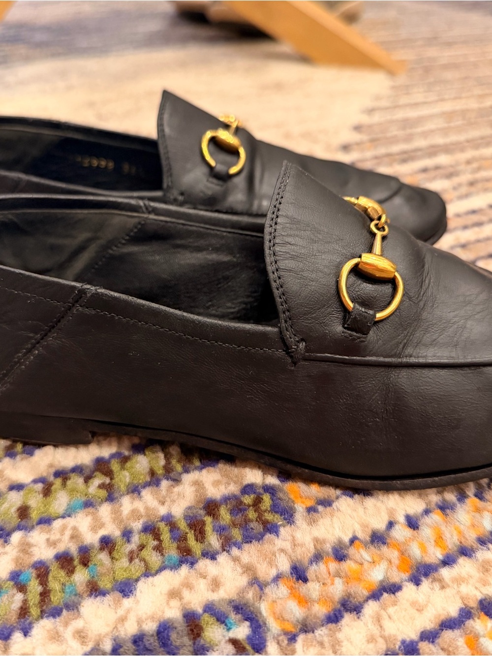 Gucci Women’s Horsebit Loafers Black 36.5 - Picture 9 of 11